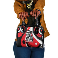 Stokely Carmichael Shoulder Handbag Abstract Design Black Power Text Civil Rights Activist - Wonder Print Shop