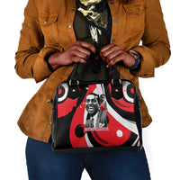 Stokely Carmichael Shoulder Handbag Abstract Design Black Power Text Civil Rights Activist - Wonder Print Shop