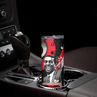 Stokely Carmichael Skinny Tumbler Abstract Design Black Power Text Civil Rights Activist - Wonder Print Shop