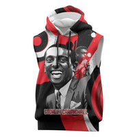 Stokely Carmichael Sleeveless Hoodie Abstract Design Black Power Text Civil Rights Activist - Wonder Print Shop