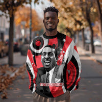 Stokely Carmichael Sweatshirt Abstract Design Black Power Text Civil Rights Activist - Wonder Print Shop