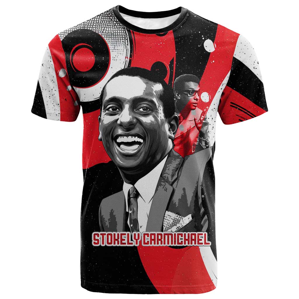 Stokely Carmichael T shirt Abstract Design Black Power Text Civil Rights Activist - Wonder Print Shop