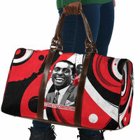 Stokely Carmichael Travel Bag Abstract Design Black Power Text Civil Rights Activist - Wonder Print Shop