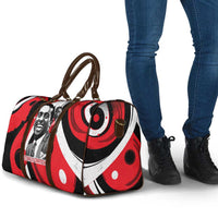 Stokely Carmichael Travel Bag Abstract Design Black Power Text Civil Rights Activist - Wonder Print Shop
