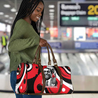 Stokely Carmichael Travel Bag Abstract Design Black Power Text Civil Rights Activist - Wonder Print Shop