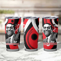 Stokely Carmichael Tumbler Cup Abstract Design Black Power Text Civil Rights Activist - Wonder Print Shop