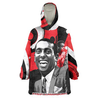 Stokely Carmichael Wearable Blanket Hoodie Abstract Design Black Power Text Civil Rights Activist - Wonder Print Shop