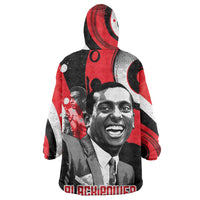 Stokely Carmichael Wearable Blanket Hoodie Abstract Design Black Power Text Civil Rights Activist - Wonder Print Shop