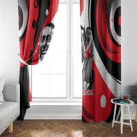 Stokely Carmichael Window Curtain Abstract Design Black Power Text Civil Rights Activist - Wonder Print Shop