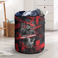 Stokely Carmichael Laundry Basket Graphic Design Black Power Quote Powerful Speech Civil Rights - Wonder Print Shop