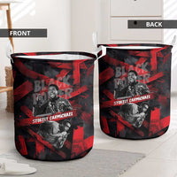 Stokely Carmichael Laundry Basket Graphic Design Black Power Quote Powerful Speech Civil Rights - Wonder Print Shop