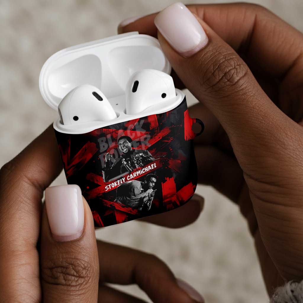 Stokely Carmichael AirPods Case Graphic Design Black Power Quote Powerful Speech Civil Rights - Wonder Print Shop