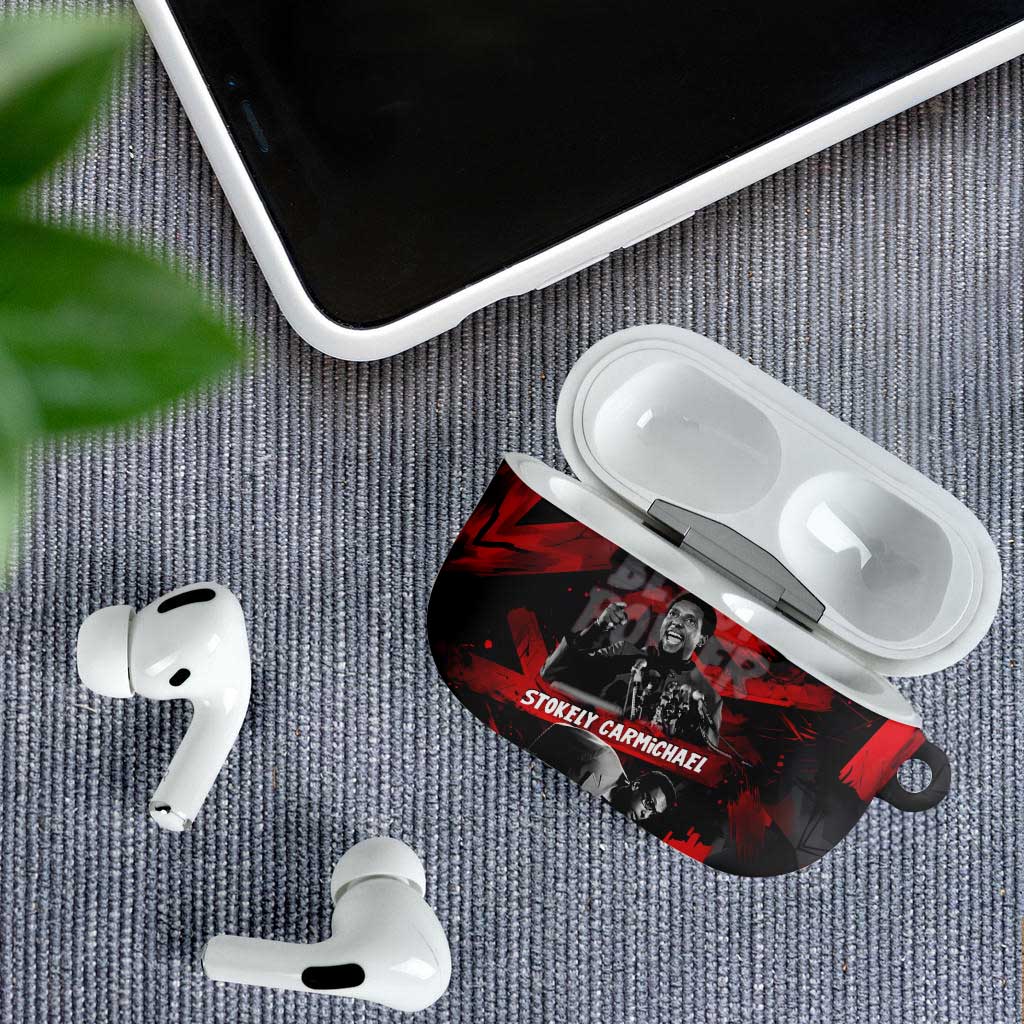 Stokely Carmichael AirPods Case Graphic Design Black Power Quote Powerful Speech Civil Rights - Wonder Print Shop