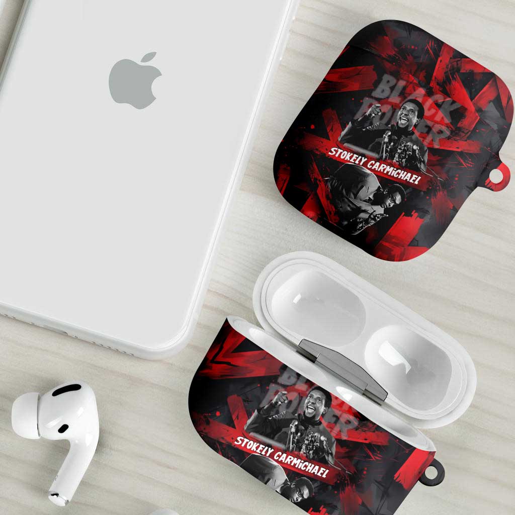 Stokely Carmichael AirPods Case Graphic Design Black Power Quote Powerful Speech Civil Rights - Wonder Print Shop