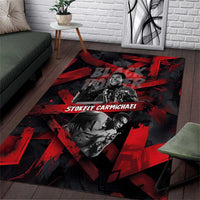 Stokely Carmichael Area Rug Graphic Design Black Power Quote Powerful Speech Civil Rights - Wonder Print Shop