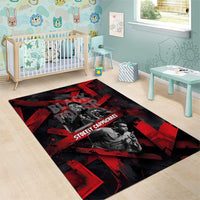 Stokely Carmichael Area Rug Graphic Design Black Power Quote Powerful Speech Civil Rights - Wonder Print Shop