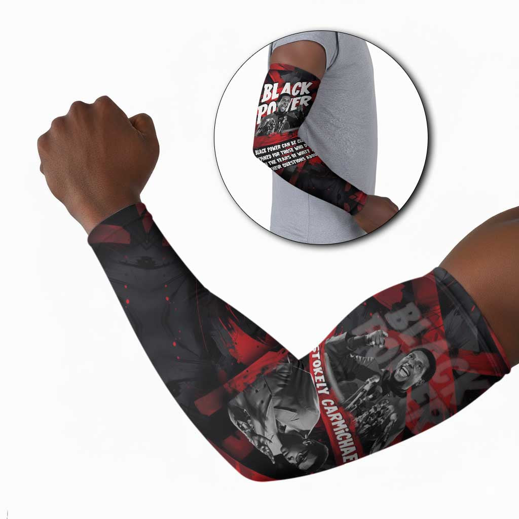 Stokely Carmichael Arm Sleeves Graphic Design Black Power Quote Powerful Speech Civil Rights - Wonder Print Shop