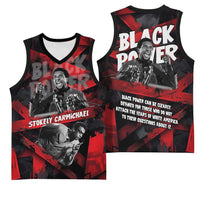 Stokely Carmichael Basketball Jersey Graphic Design Black Power Quote Powerful Speech Civil Rights - Wonder Print Shop