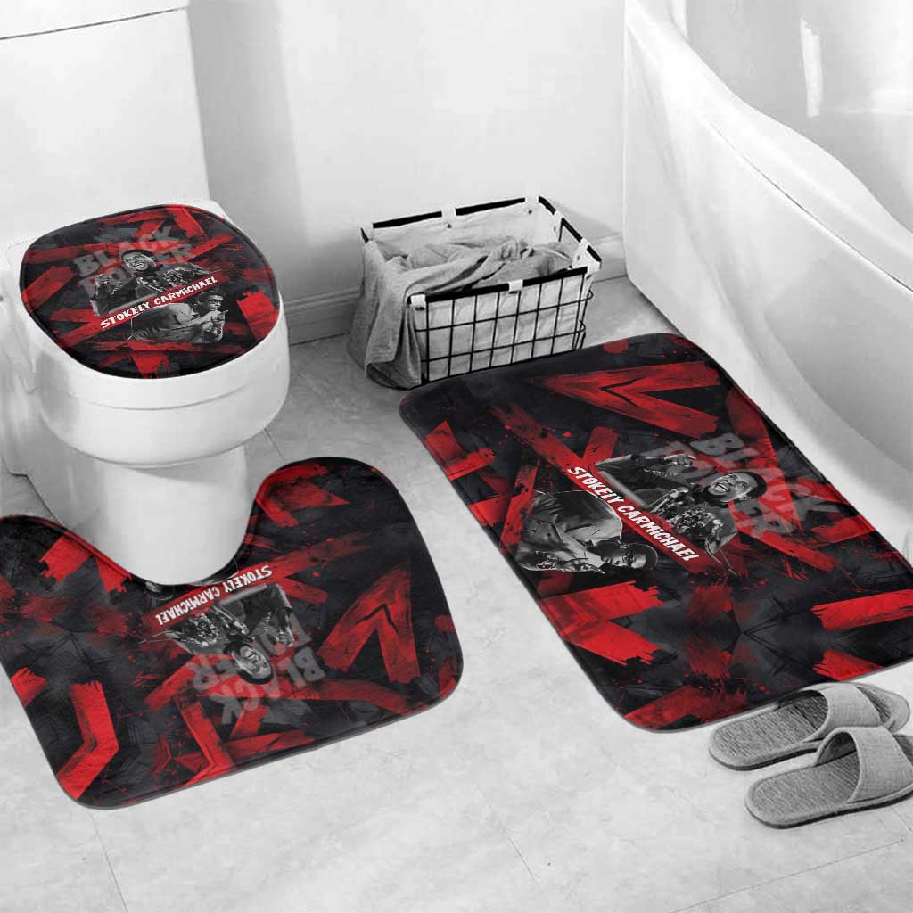 Stokely Carmichael Bathroom Set Graphic Design Black Power Quote Powerful Speech Civil Rights - Wonder Print Shop
