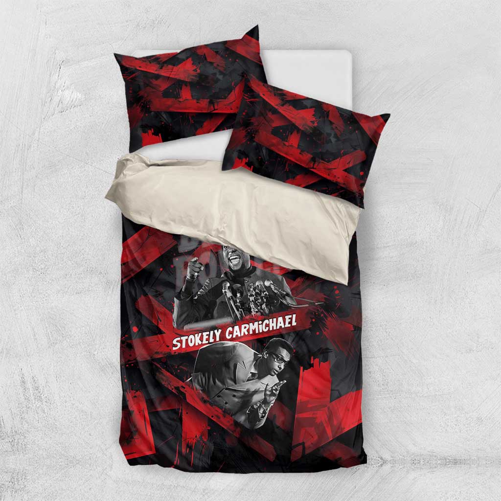 Stokely Carmichael Bedding Set Graphic Design Black Power Quote Powerful Speech Civil Rights - Wonder Print Shop