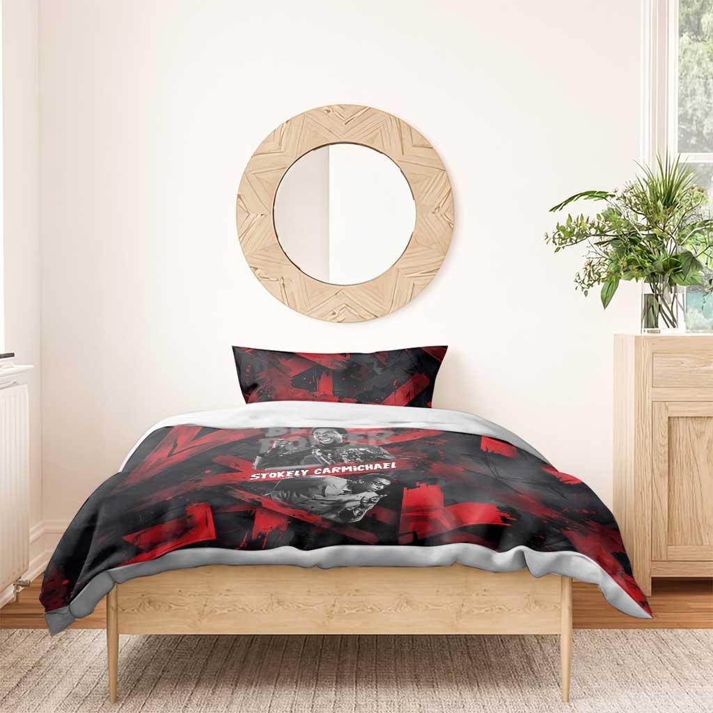 Stokely Carmichael Bedding Set Graphic Design Black Power Quote Powerful Speech Civil Rights - Wonder Print Shop