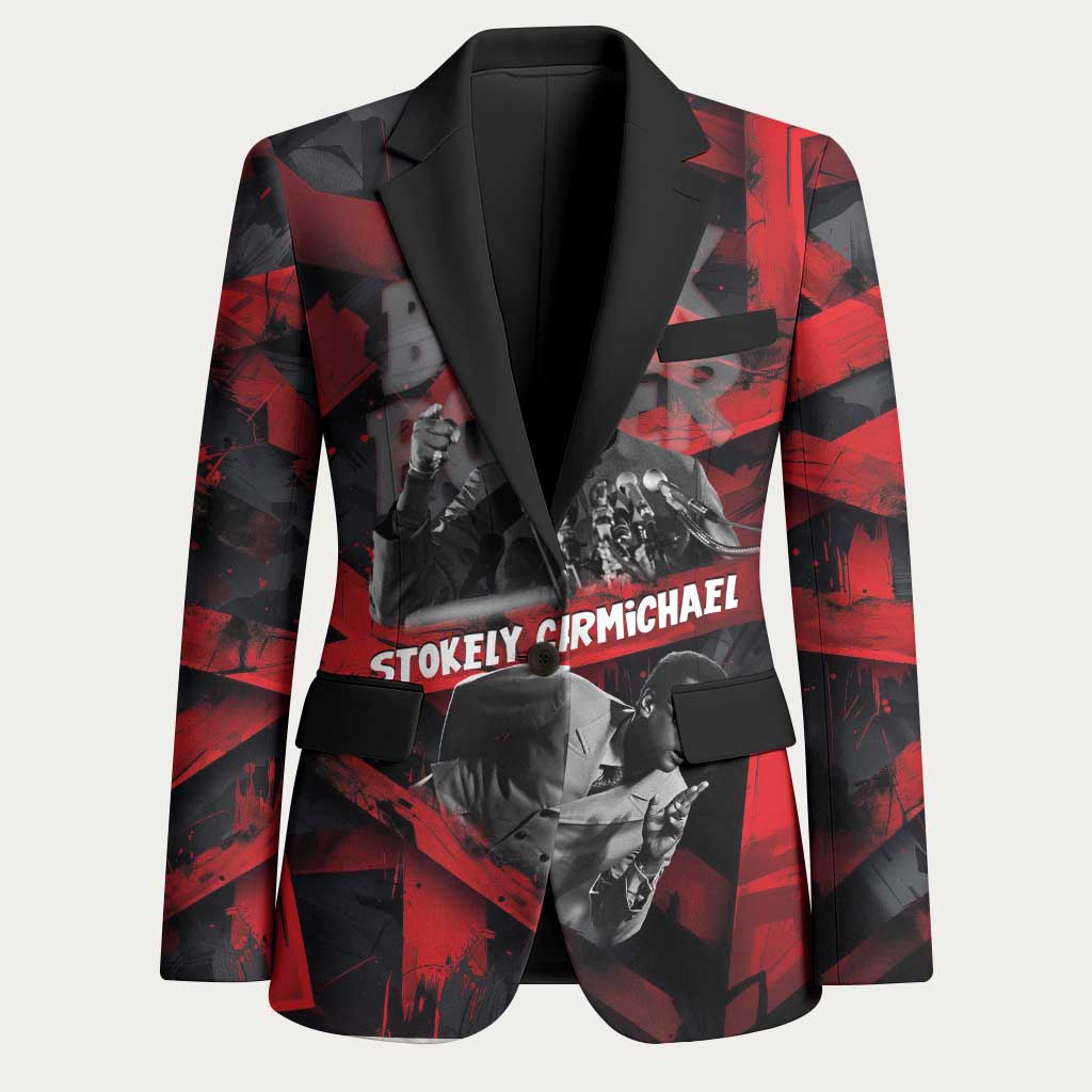 Stokely Carmichael Blazer Graphic Design Black Power Quote Powerful Speech Civil Rights - Wonder Print Shop