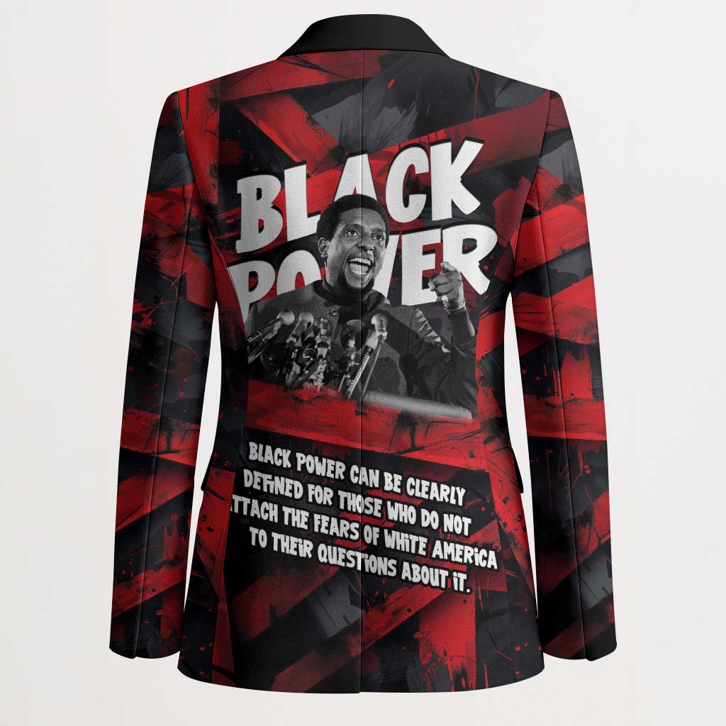 Stokely Carmichael Blazer Graphic Design Black Power Quote Powerful Speech Civil Rights - Wonder Print Shop