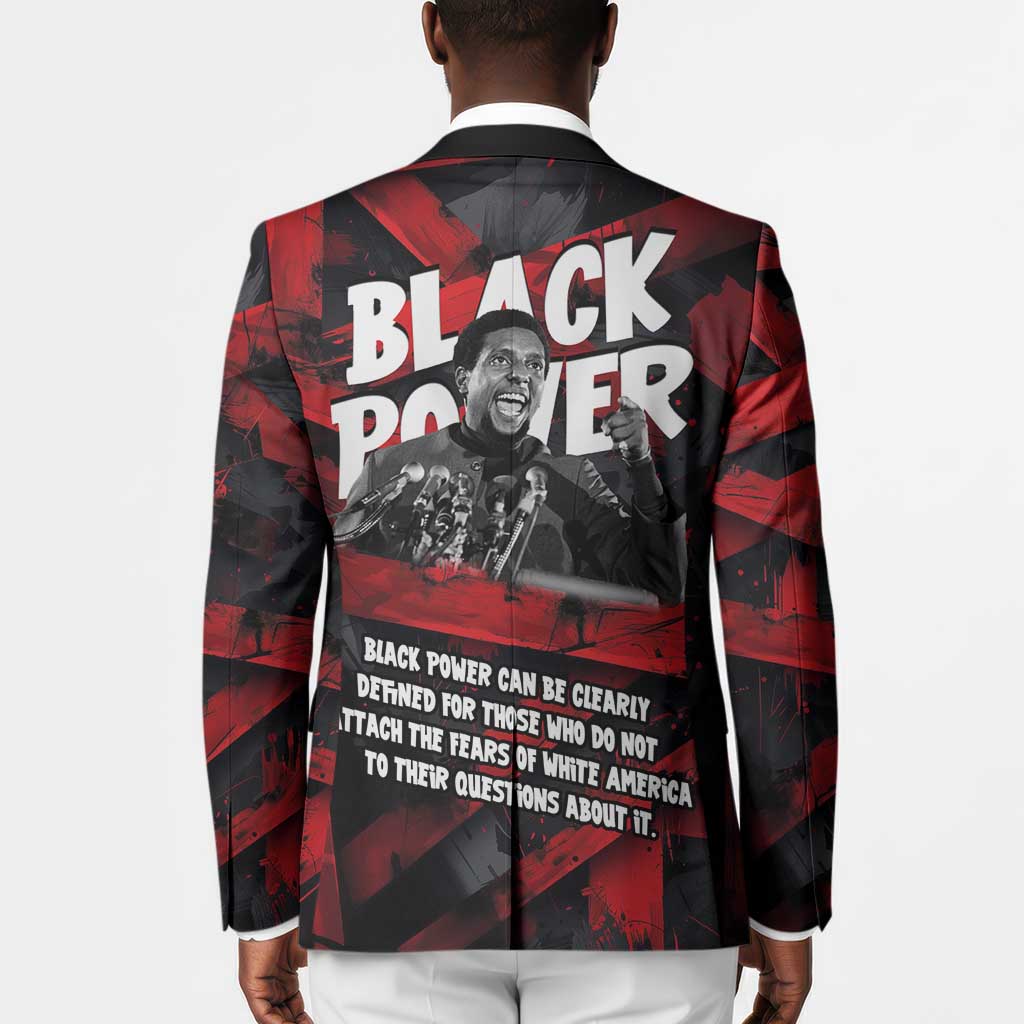 Stokely Carmichael Blazer Graphic Design Black Power Quote Powerful Speech Civil Rights - Wonder Print Shop