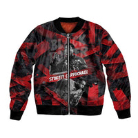 Stokely Carmichael Bomber Jacket Graphic Design Black Power Quote Powerful Speech Civil Rights - Wonder Print Shop