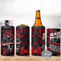 Stokely Carmichael 4 in 1 Can Cooler Tumbler Graphic Design Black Power Quote Powerful Speech Civil Rights - Wonder Print Shop