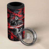Stokely Carmichael 4 in 1 Can Cooler Tumbler Graphic Design Black Power Quote Powerful Speech Civil Rights - Wonder Print Shop