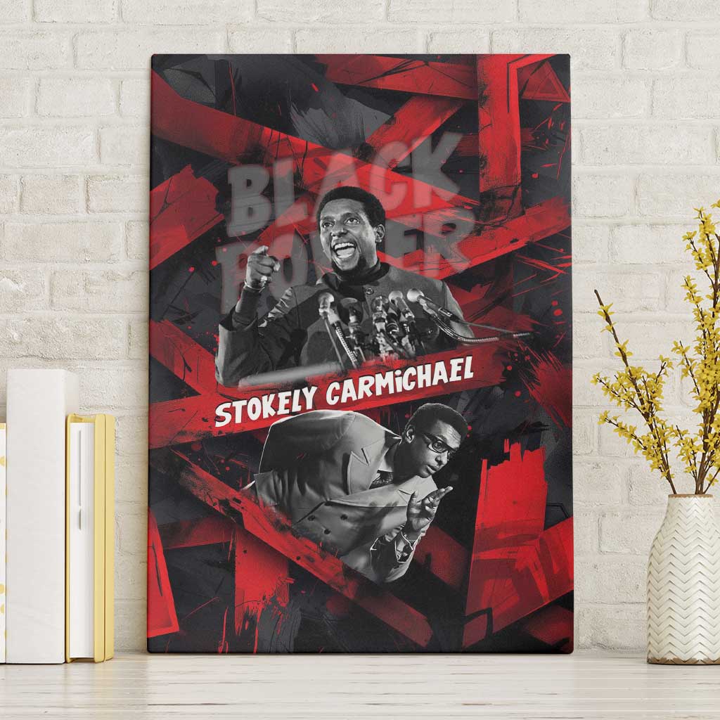 Stokely Carmichael Canvas Wall Art Graphic Design Black Power Quote Powerful Speech Civil Rights - Wonder Print Shop