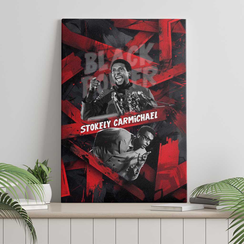 Stokely Carmichael Canvas Wall Art Graphic Design Black Power Quote Powerful Speech Civil Rights - Wonder Print Shop