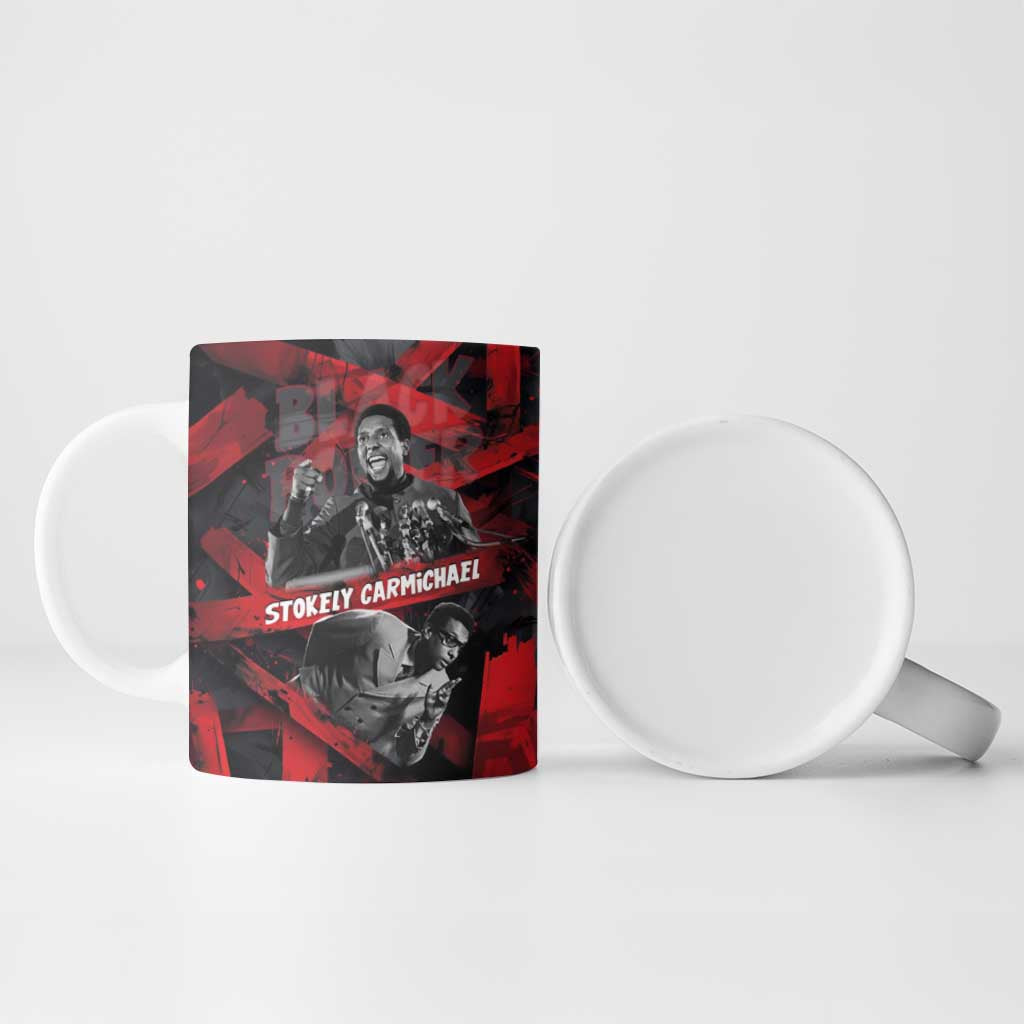 Stokely Carmichael Ceramic Mug Graphic Design Black Power Quote Powerful Speech Civil Rights - Wonder Print Shop