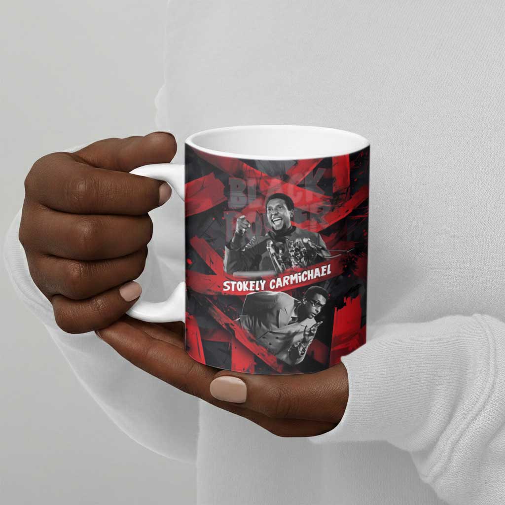 Stokely Carmichael Ceramic Mug Graphic Design Black Power Quote Powerful Speech Civil Rights - Wonder Print Shop