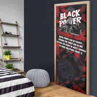 Stokely Carmichael Door Cover Graphic Design Black Power Quote Powerful Speech Civil Rights - Wonder Print Shop