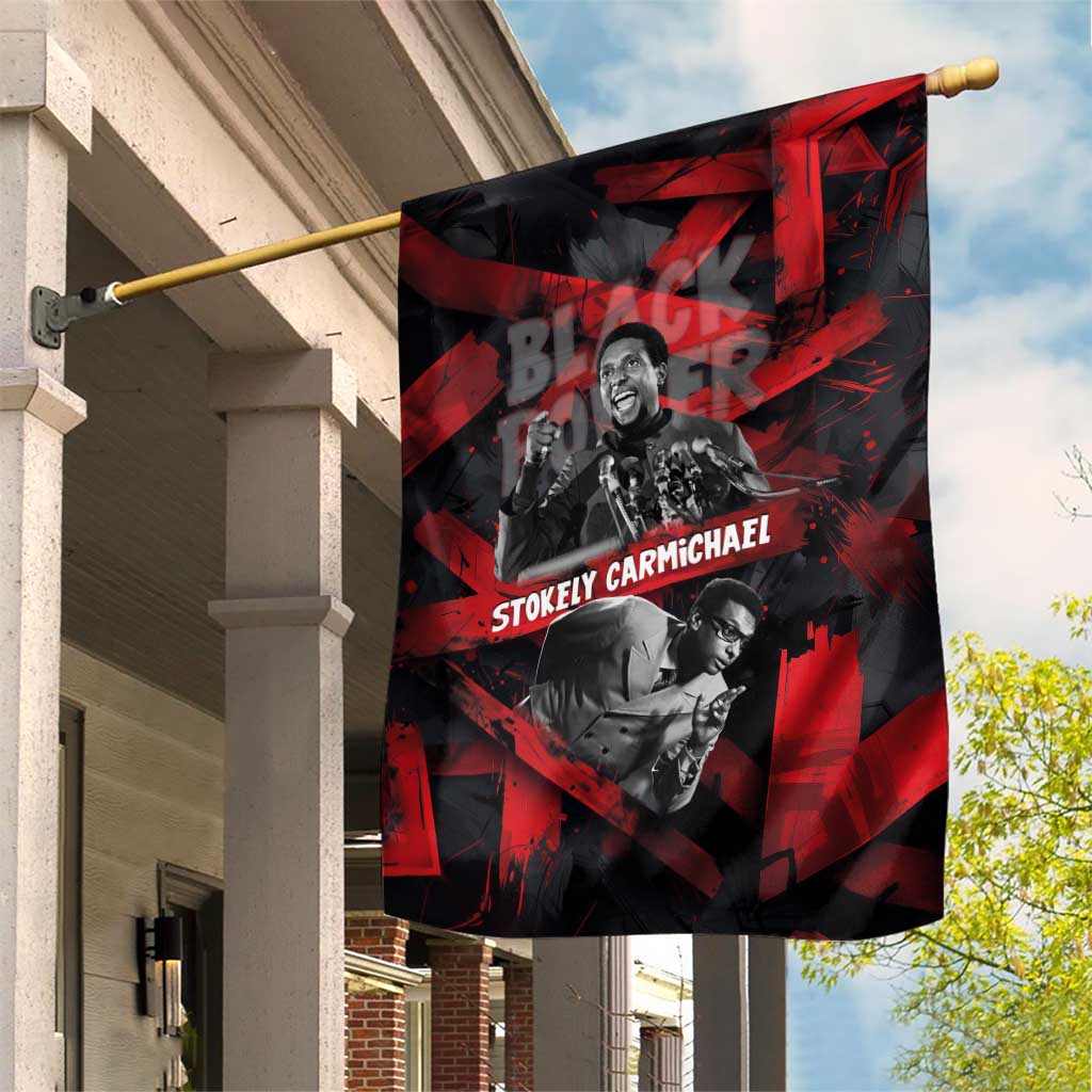 Stokely Carmichael Garden Flag Graphic Design Black Power Quote Powerful Speech Civil Rights - Wonder Print Shop
