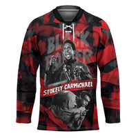 Stokely Carmichael Hockey Jersey Graphic Design Black Power Quote Powerful Speech Civil Rights - Wonder Print Shop