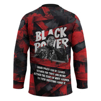 Stokely Carmichael Hockey Jersey Graphic Design Black Power Quote Powerful Speech Civil Rights - Wonder Print Shop