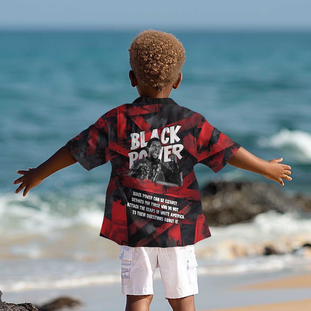 Stokely Carmichael Kid Hawaiian Shirt Graphic Design Black Power Quote Powerful Speech Civil Rights - Wonder Print Shop