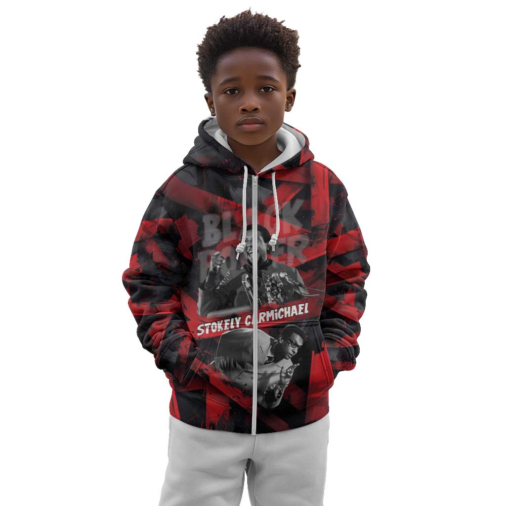 Stokely Carmichael Kid Hoodie Graphic Design Black Power Quote Powerful Speech Civil Rights - Wonder Print Shop