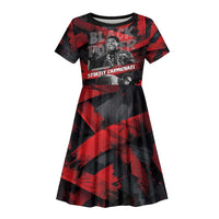 Stokely Carmichael Kid Short Sleeve Dress Graphic Design Black Power Quote Powerful Speech Civil Rights - Wonder Print Shop