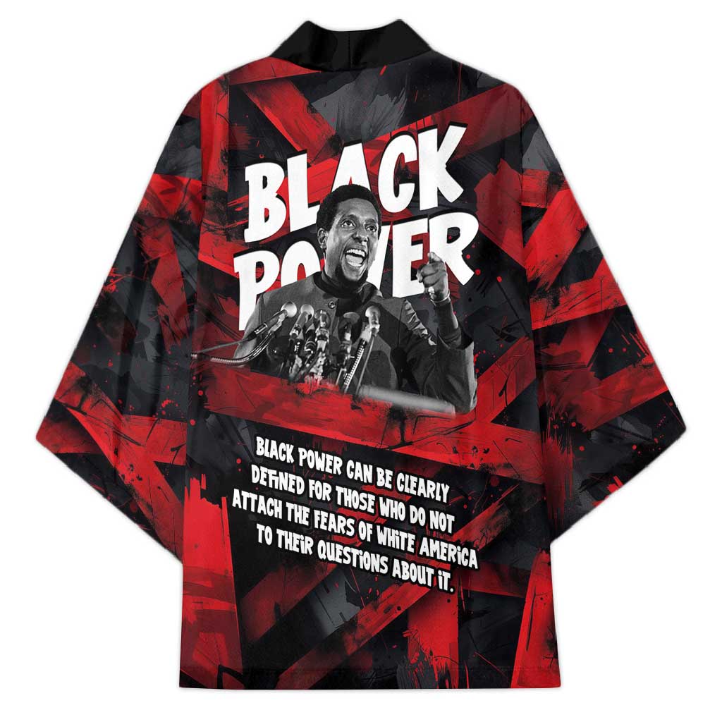 Stokely Carmichael Kimono Graphic Design Black Power Quote Powerful Speech Civil Rights - Wonder Print Shop