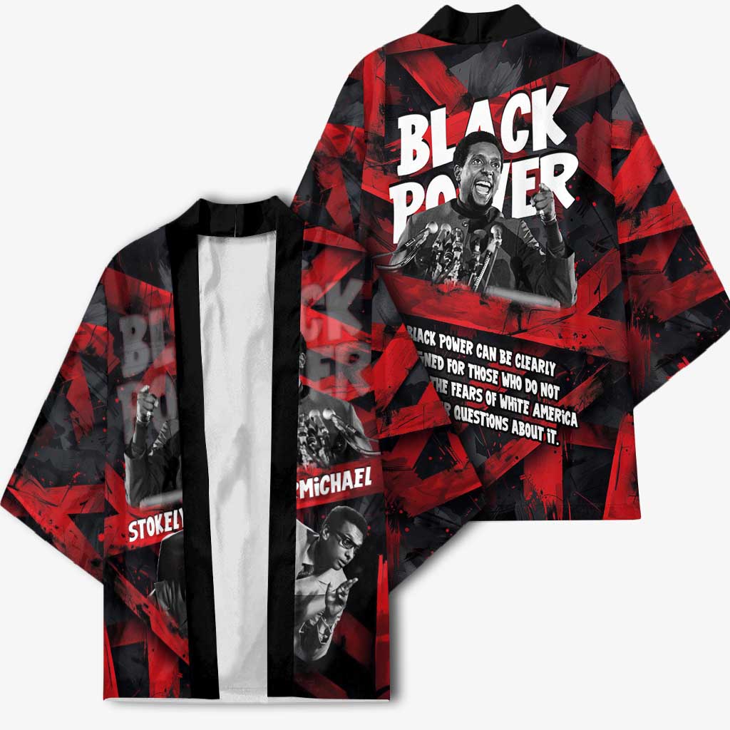 Stokely Carmichael Kimono Graphic Design Black Power Quote Powerful Speech Civil Rights - Wonder Print Shop