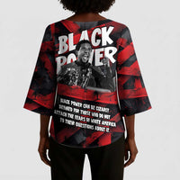 Stokely Carmichael Kimono Sleeve Blouse Graphic Design Black Power Quote Powerful Speech Civil Rights - Wonder Print Shop