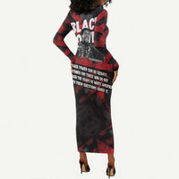 Stokely Carmichael Long Sleeve Bodycon Dress Graphic Design Black Power Quote Powerful Speech Civil Rights - Wonder Print Shop