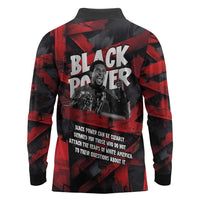 Stokely Carmichael Long Sleeve Polo Shirt Graphic Design Black Power Quote Powerful Speech Civil Rights - Wonder Print Shop