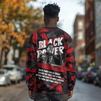 Stokely Carmichael Long Sleeve Shirt Graphic Design Black Power Quote Powerful Speech Civil Rights - Wonder Print Shop