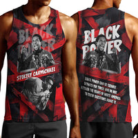 Stokely Carmichael Men Tank Top Graphic Design Black Power Quote Powerful Speech Civil Rights - Wonder Print Shop