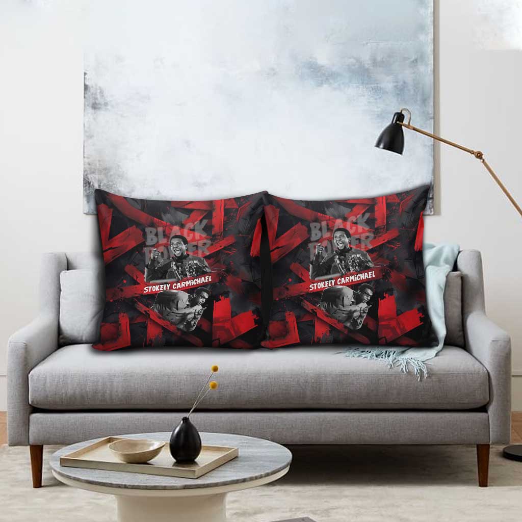 Stokely Carmichael Pillow Cover Graphic Design Black Power Quote Powerful Speech Civil Rights - Wonder Print Shop